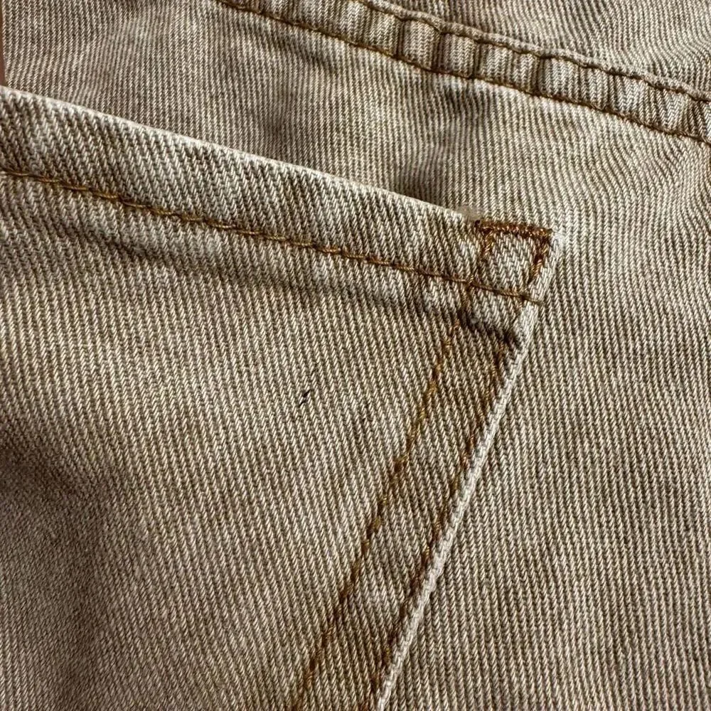 Sincerely Jules Brown Tan Antique Dyed Cut Off Denim Shorts Size 9/28 NWT